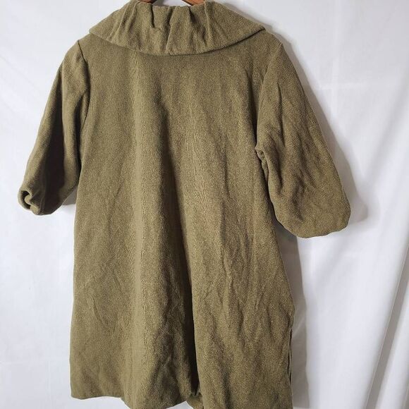 Chalet Womens Olive Green Coat Size Medium Made in USA - Picture 2 of 4